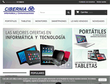 Tablet Screenshot of cibernia.es